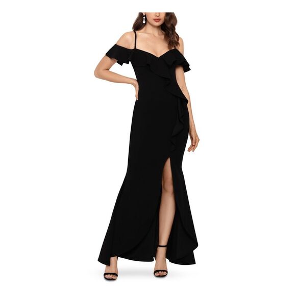 #70 Betsy & Adam By Linda Bernell Dress Black | c. 182 | Size 6